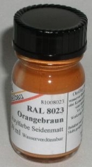 RAL 8023 Orangebraun seidenmatt