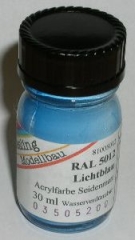 RAL 5012 Lichtblau matt